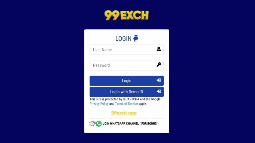 99exch login